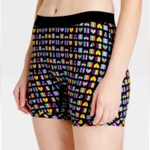 TOMBOYX PRIDE Underwear Boy Shorts Sizes Small & Medium Rainbow NWT